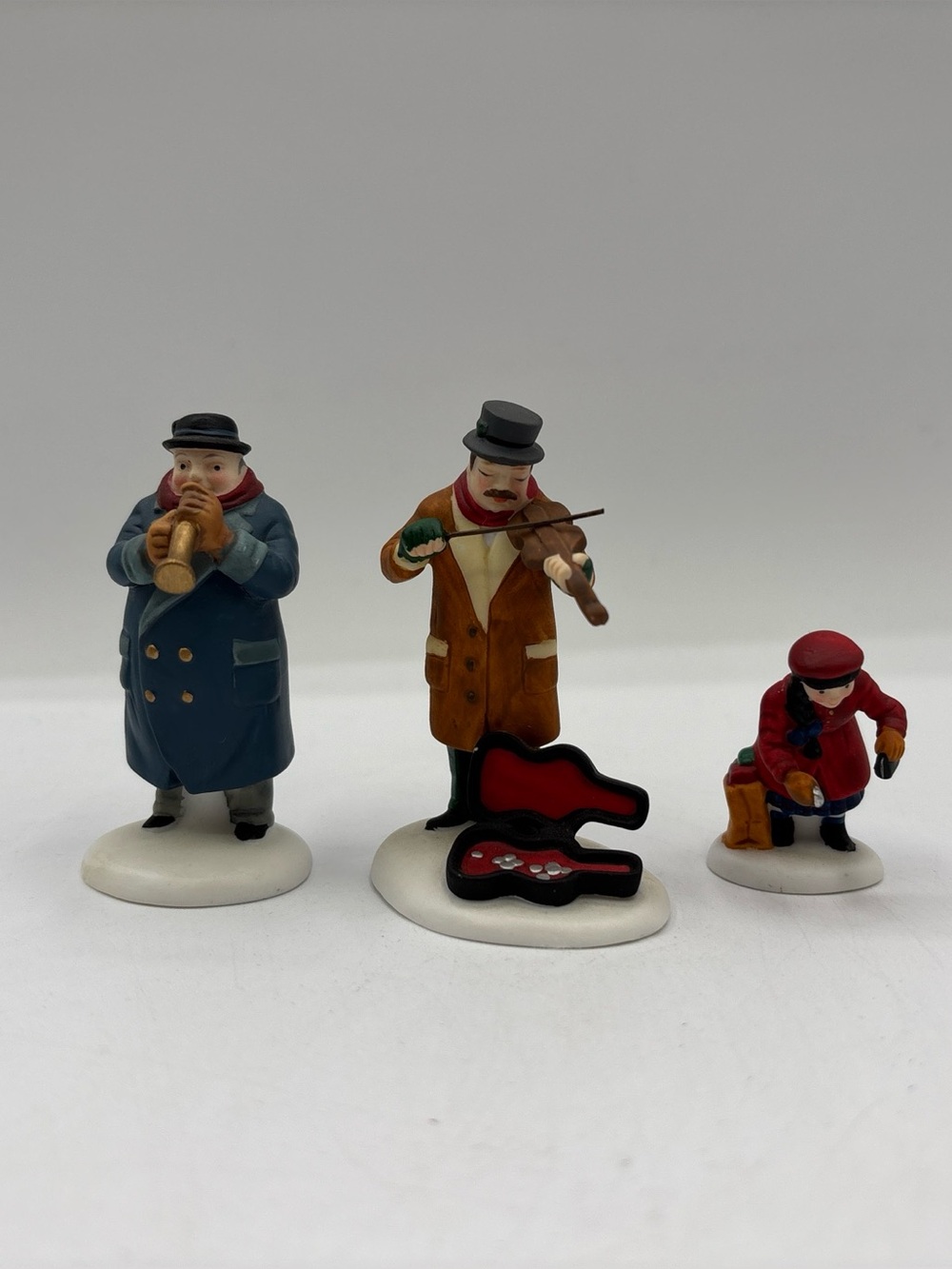 Department 56 1993 Vintage Heritage Village Street Musicians Set Of 3 5564-8 EUC